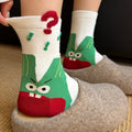 Frog Pattern Ruffled Socks - DippedShop Wholesale - #8227