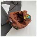 Knit Handmade Tote Bag - DippedShop Wholesale - #4819