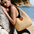 Fashion Beach Handmade Straw Woven Underrarm Bag 8BW6BBG426T
