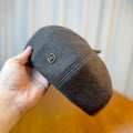 Metal Badge Beret Hat - DippedShop Wholesale - #8627