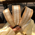 Lace Straw Woven Headband - DippedShop Wholesale - #3251