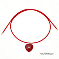 Minimalist Color Contrast Heart Pendant Magnetic Necklace 6W6JNC419L