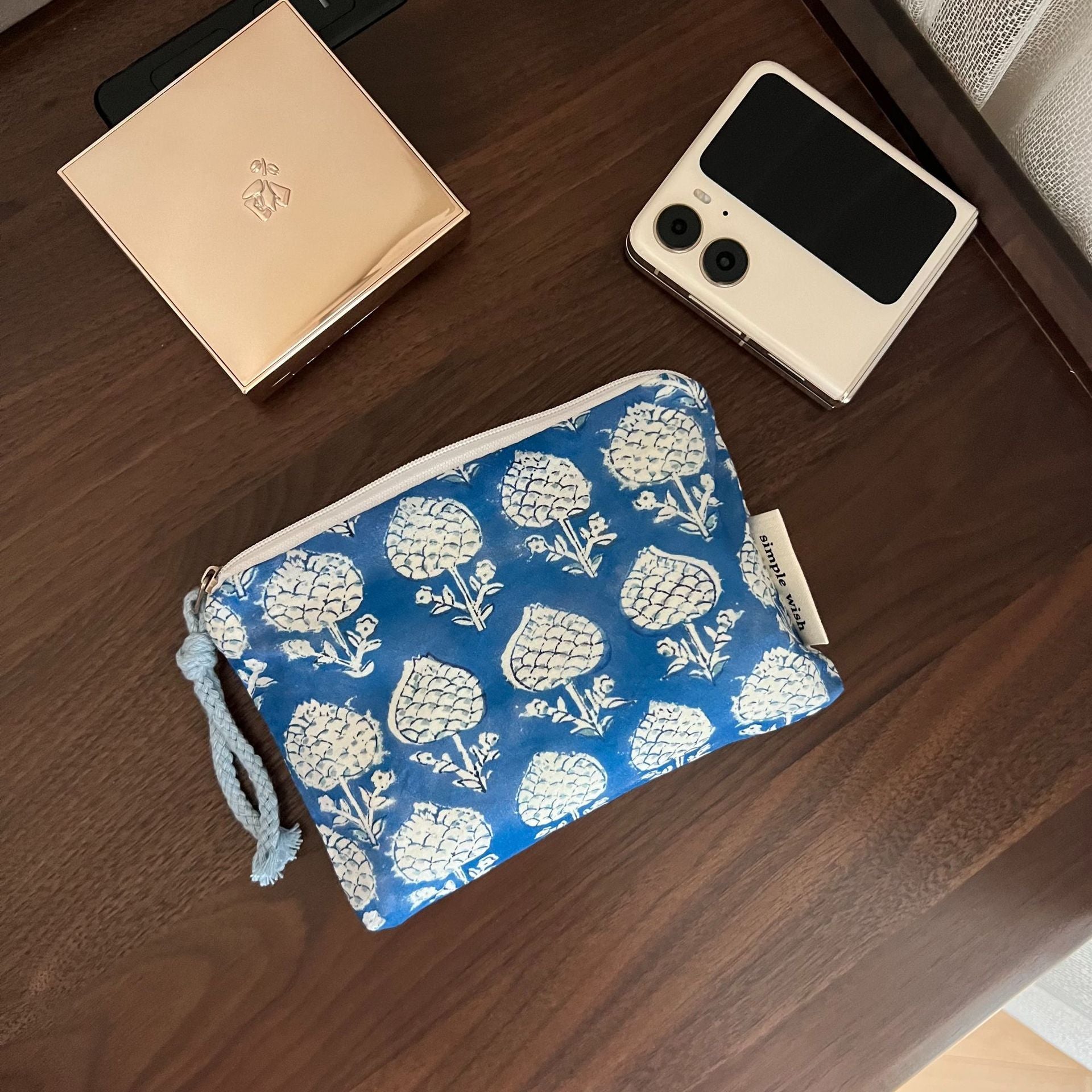 Vintage Floral Print Mini Coin Purse Wallet 6S10BWB150
