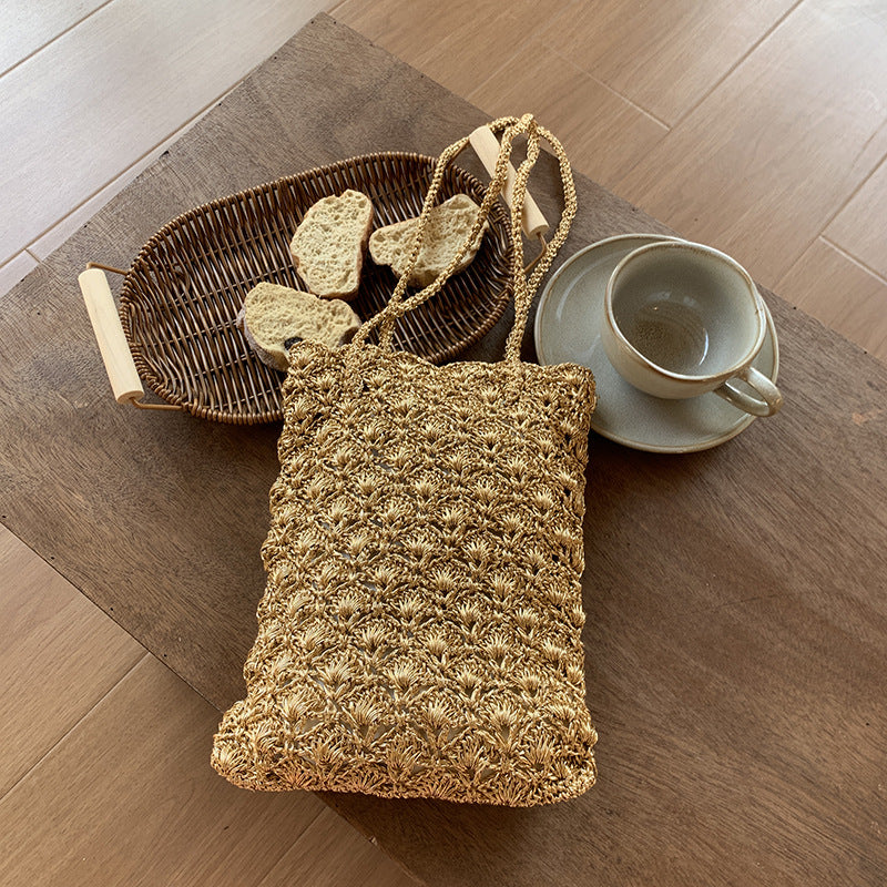 Hand-Crochet Shoulder Bag - DippedShop Wholesale - #8739