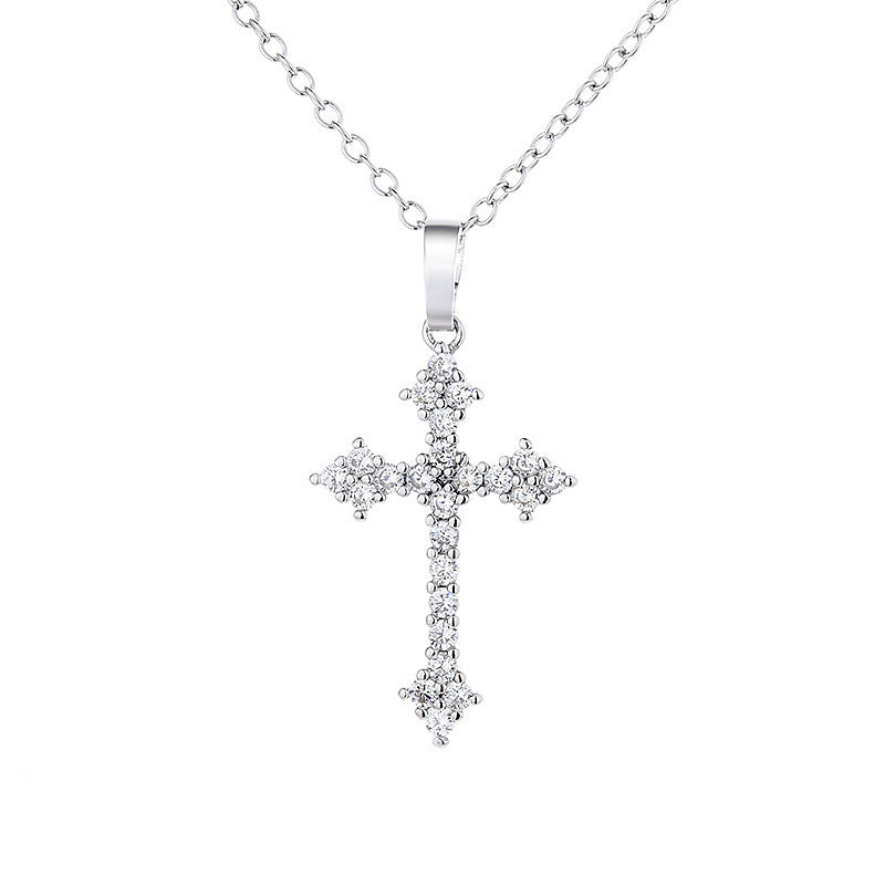 Gold Plated Cross Necklace - DippedShop Wholesale - #7315