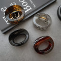 Mini Oval Hair Claw - DippedShop Wholesale - #3043