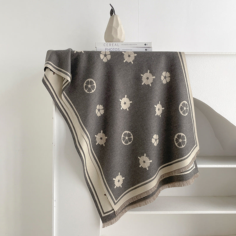 Jacquard Shawl Scarf - DippedShop Wholesale - #8067