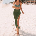 Hollow Out Tassel Swim Cover Up - DippedShop Wholesale - #2707
