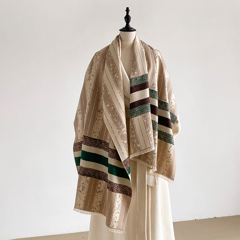 Reversible Thermal Shawl Scarf - DippedShop Wholesale - #7075