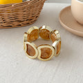 Stylish Irregular Resin Stackable Stretch Bracelet 6W6JBR583