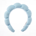 Solid Color Cloud Padded Sponge Spa Hairband 6W6HBD269