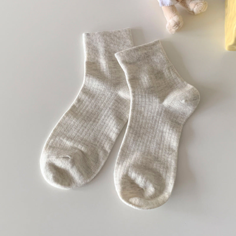 Ribbed Candy Color Socks - DippedShop Wholesale - #5667