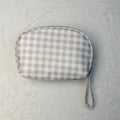 Plaid Large Capacity Cosmetic Bag - DippedShop Wholesale - #9139