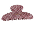 Retro Plaid Hair Claw - DippedShop Wholesale - #4707