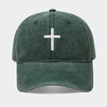 Solid Cross Embroidery Baseball Cap - DippedShop Wholesale - #4691