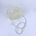 Handmade Pearl Beaded Evening Purse - DippedShop Wholesale - #0995