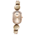 Trendy Oval Quartz Irregular Chain Bnagle Watch MK2SSAS6W6JWA13