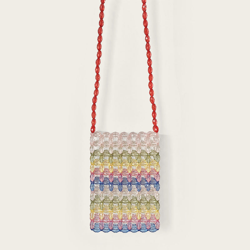 Colorful Beads Square MIni Shoulder Bags DP25C688
