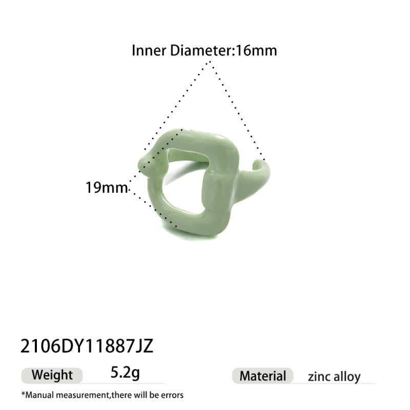 Cherry Print Open Ring - DippedShop Wholesale - #6227