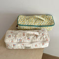 Simple Floral Large Capacity Portable Cosmetic Bag 6S10BOB1030