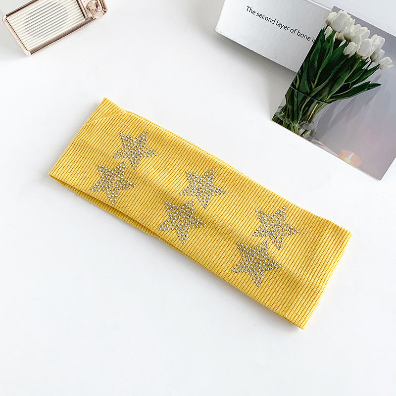 Rhinestone Star Knit Headband - DippedShop Wholesale - #2131