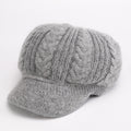 Casual Cable Knit Fleece-Lined Warm Beanie Hat 6W6HAT662