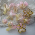 Cute Iridescent Flower Geometric Hair Claw 8AS6HCP307L