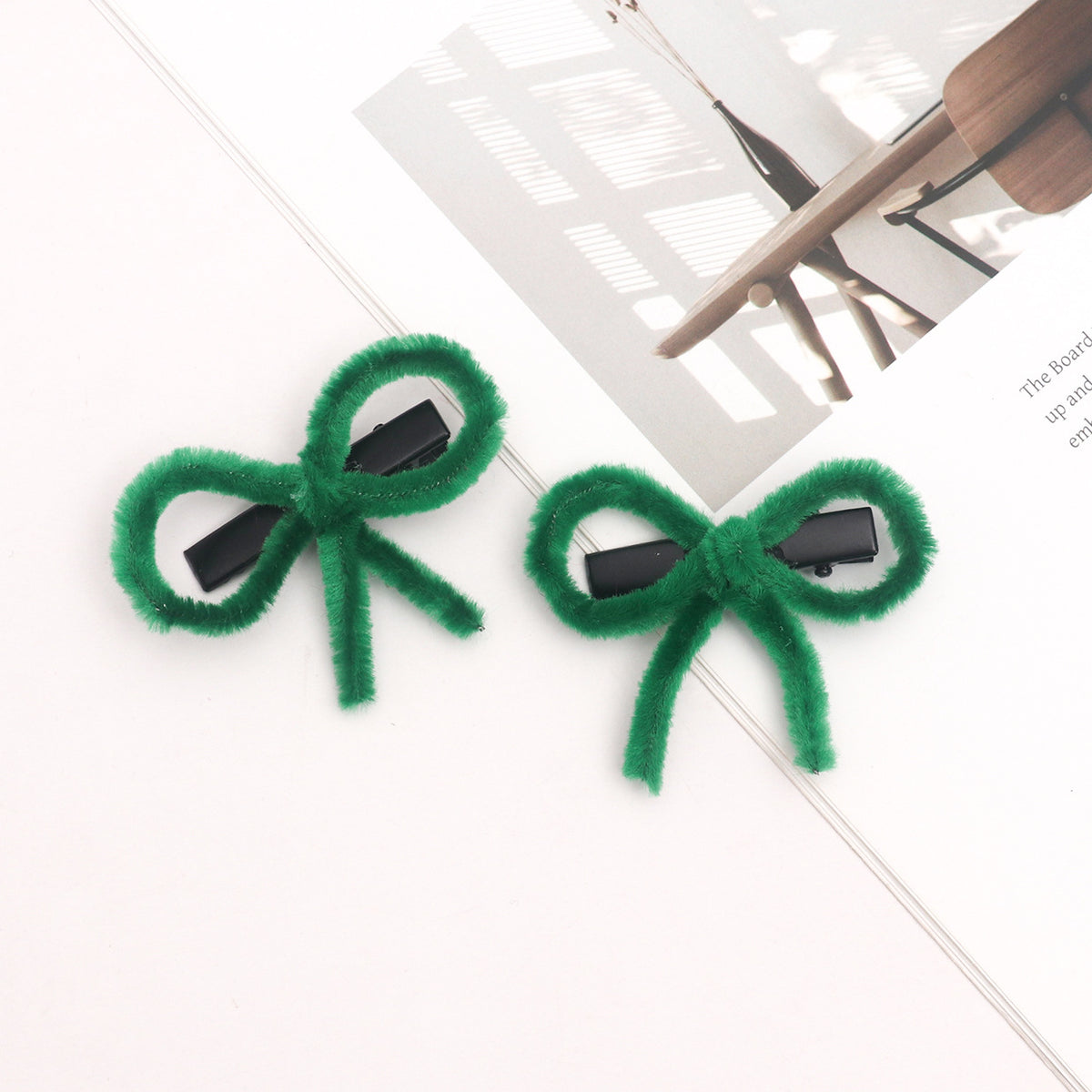 Cute Solid Color Bow Knot Hair Clip 6W6HPN99