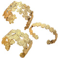Stylish Gold Plated Flower Wid - DippedShop Wholesale - #9891