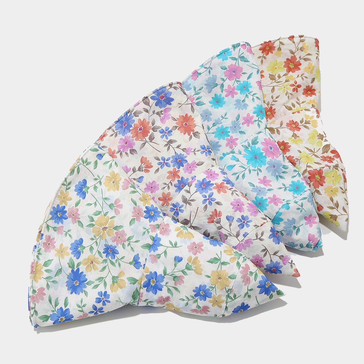 Fashion Floral Print Wide Brim Bucket Hat MK2BW6W6HAT107