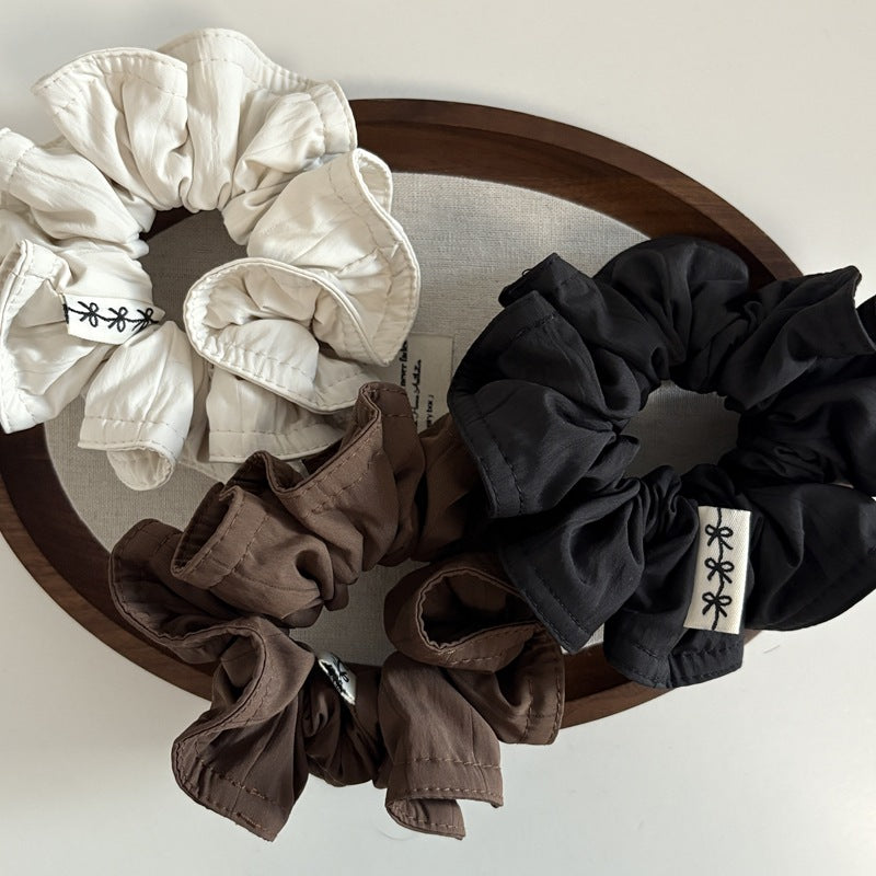 Ruched Elastic Hair Scrunchie - DippedShop Wholesale - #9395