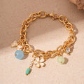 Stylish Gold Plated Pearl Tass - DippedShop Wholesale - #6403