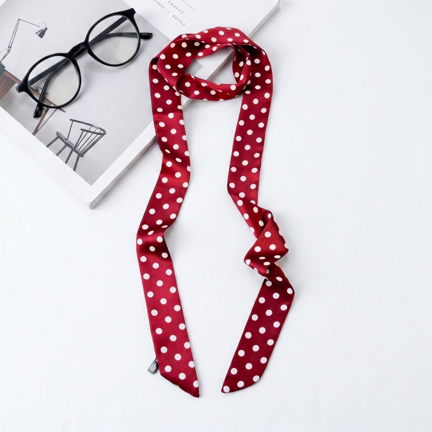 Retro Leopard Print Silk Scarf 6W6NSI218