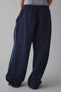 Embroidery Elastic Waist Pants - DippedShop Wholesale - #0467