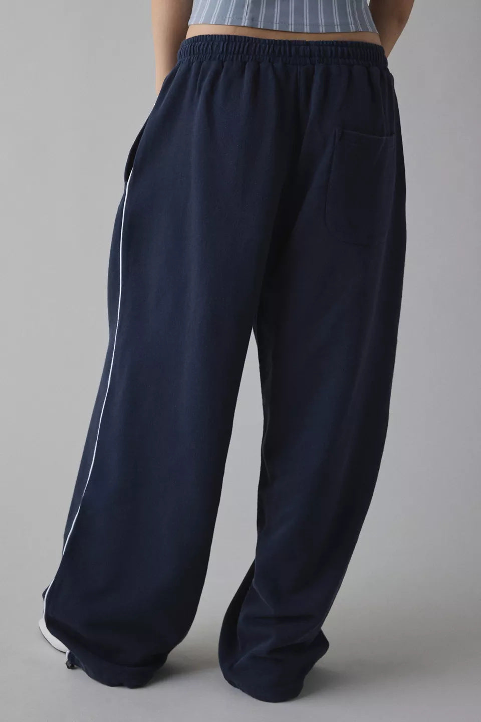 Embroidery Elastic Waist Pants - DippedShop Wholesale - #0467