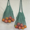 Solid Color Hollow Out Shopping Mesh Storage Bag 8BW6BOB93T