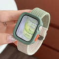 Color Block Nylon Weave Watch Band 6W6JWA141