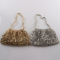 Hollow Out Beaded Handbag - DippedShop Wholesale - #9843