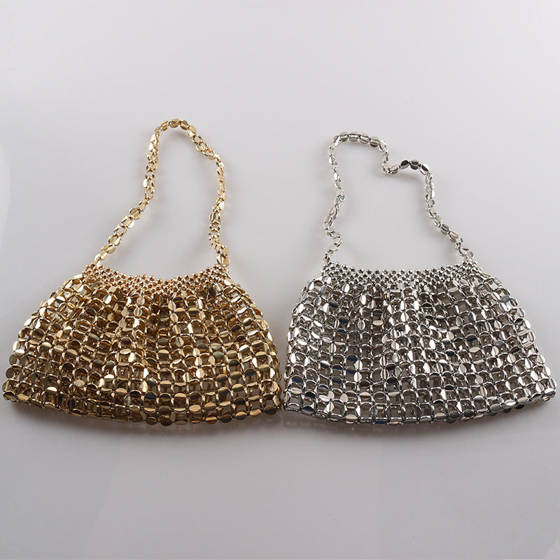Hollow Out Beaded Handbag - DippedShop Wholesale - #9843