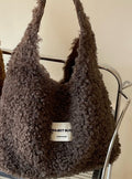 Lamb Wool Underarm Bag - DippedShop Wholesale - #5059
