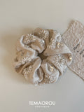 Flower Sequin Hair Scrunchie - DippedShop Wholesale - #5635