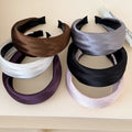 Satin Padded Wide Headband - DippedShop Wholesale - #0851