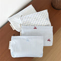 Striped Makeup Bag - DippedShop Wholesale - #2195