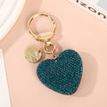 Rhinestone Heart Bag Charm - DippedShop Wholesale - #5315
