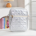 Sweet Bowknot Print Quilt Shell Cosmetic Bag 6S5CO100