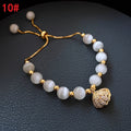 Stylish Gold Plated Freshwater Pearl Bracelet 6W6JBR714