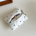 Cute Plaid Pattern Quilted Shell Makeup Bag MK2BW6S10BOB106