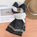 Jacquard Beaded Knit Scarf - DippedShop Wholesale - #3107