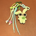 Solid Color Plush Rabbit Pendant Bag Charm 6W10BBC374