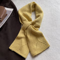 Diamond Fastened Knit Scarf - DippedShop Wholesale - #5155